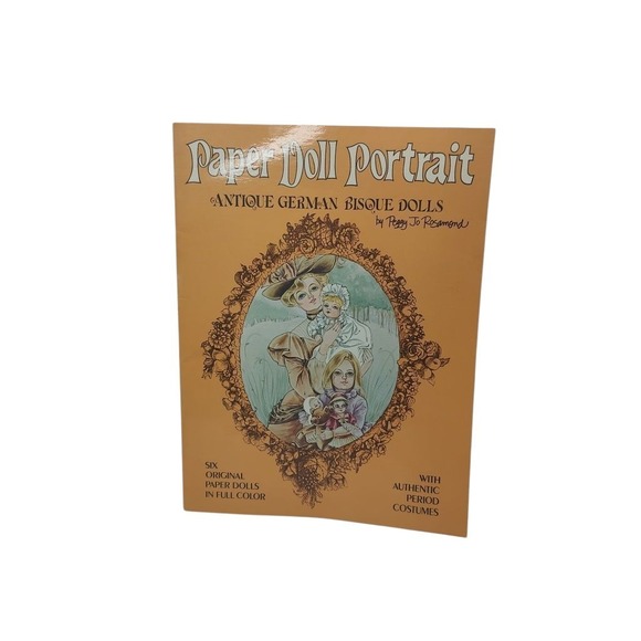 Paper Doll Portrait Antique German Bisque Dolls Paperback Uncut Vintage 1985 - Picture 5 of 8
